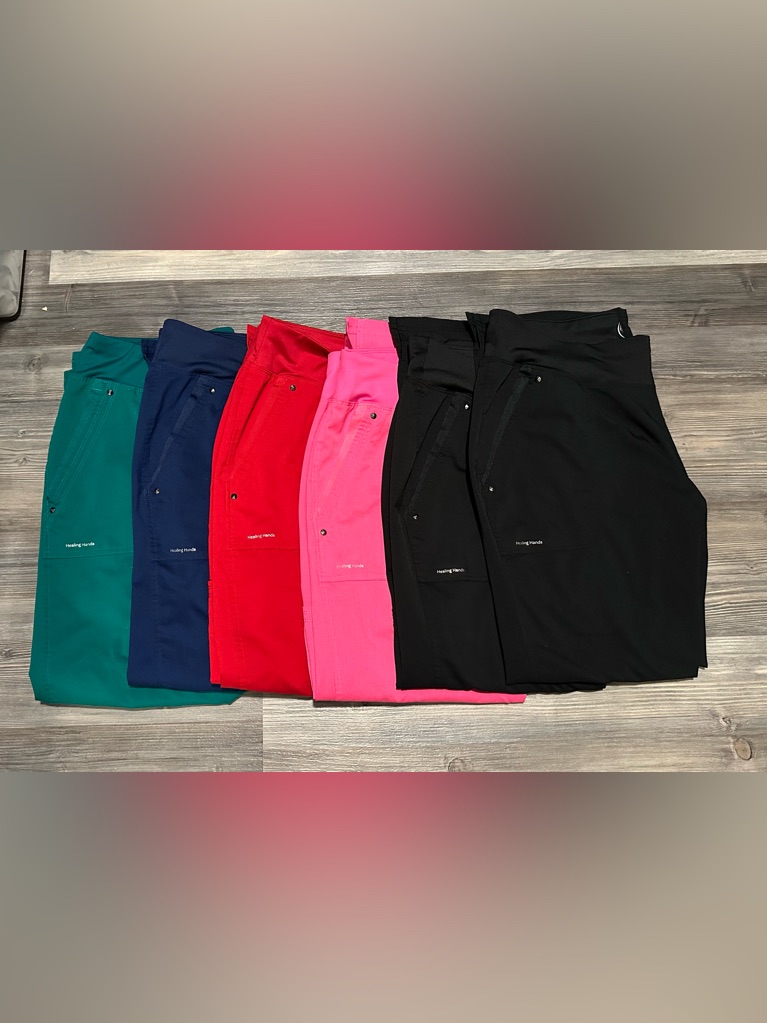 Healing Hands "Tori" Yoga Scrub Pants (Style #9133) (Lot Of 6 *Or* $20 Per Pant)